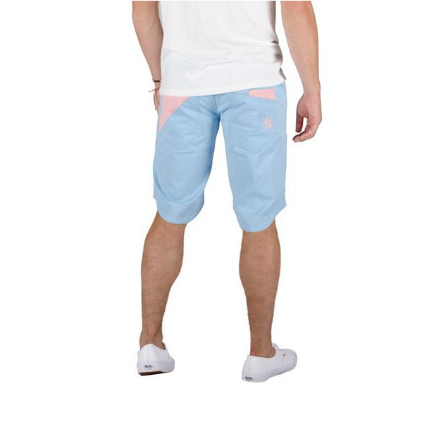 Bass Drop Shorts - Baby Blue/Pink