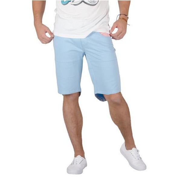 Bass Drop Shorts - Baby Blue/Pink