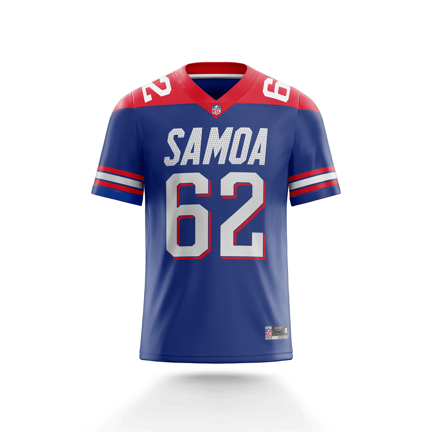 NSC - Custom Samoa Football Jersey BLUE