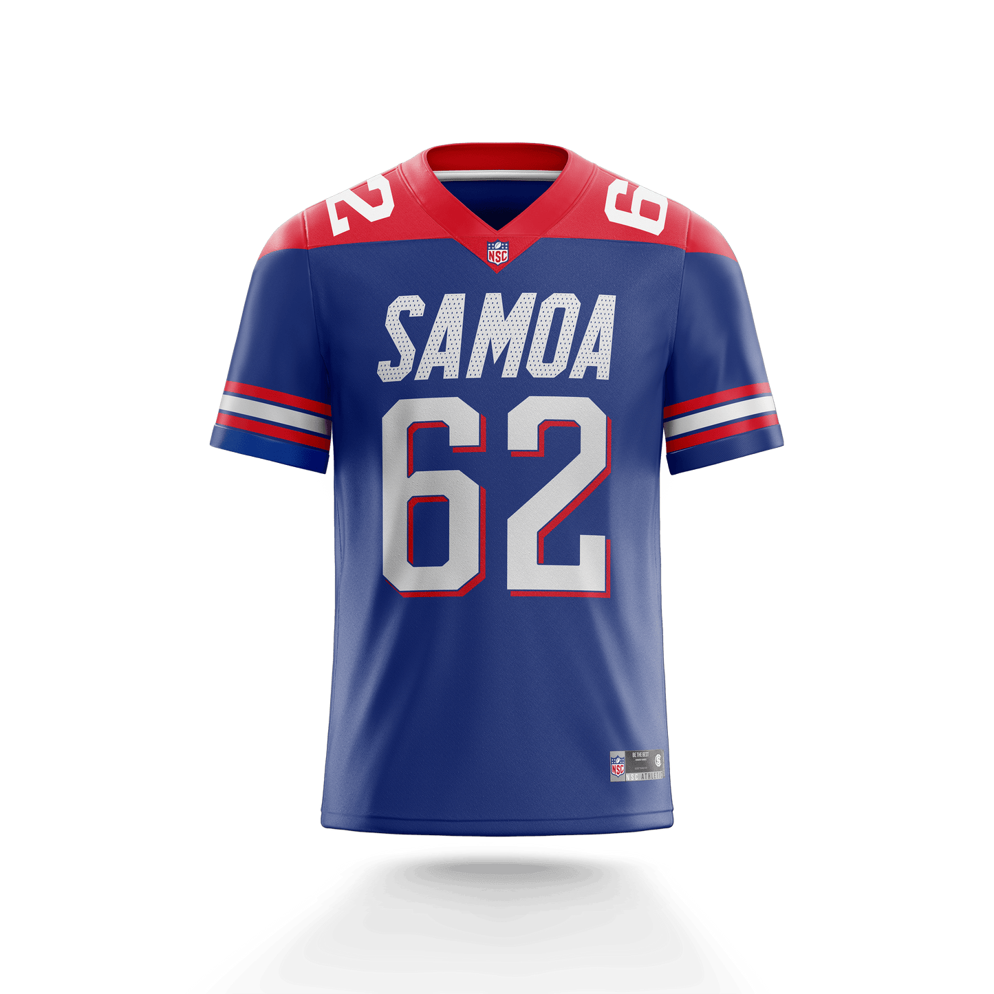 NSC - Custom  Samoa Football Jersey BLUE