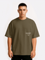 NSC Overcome Box Tee - BROWN