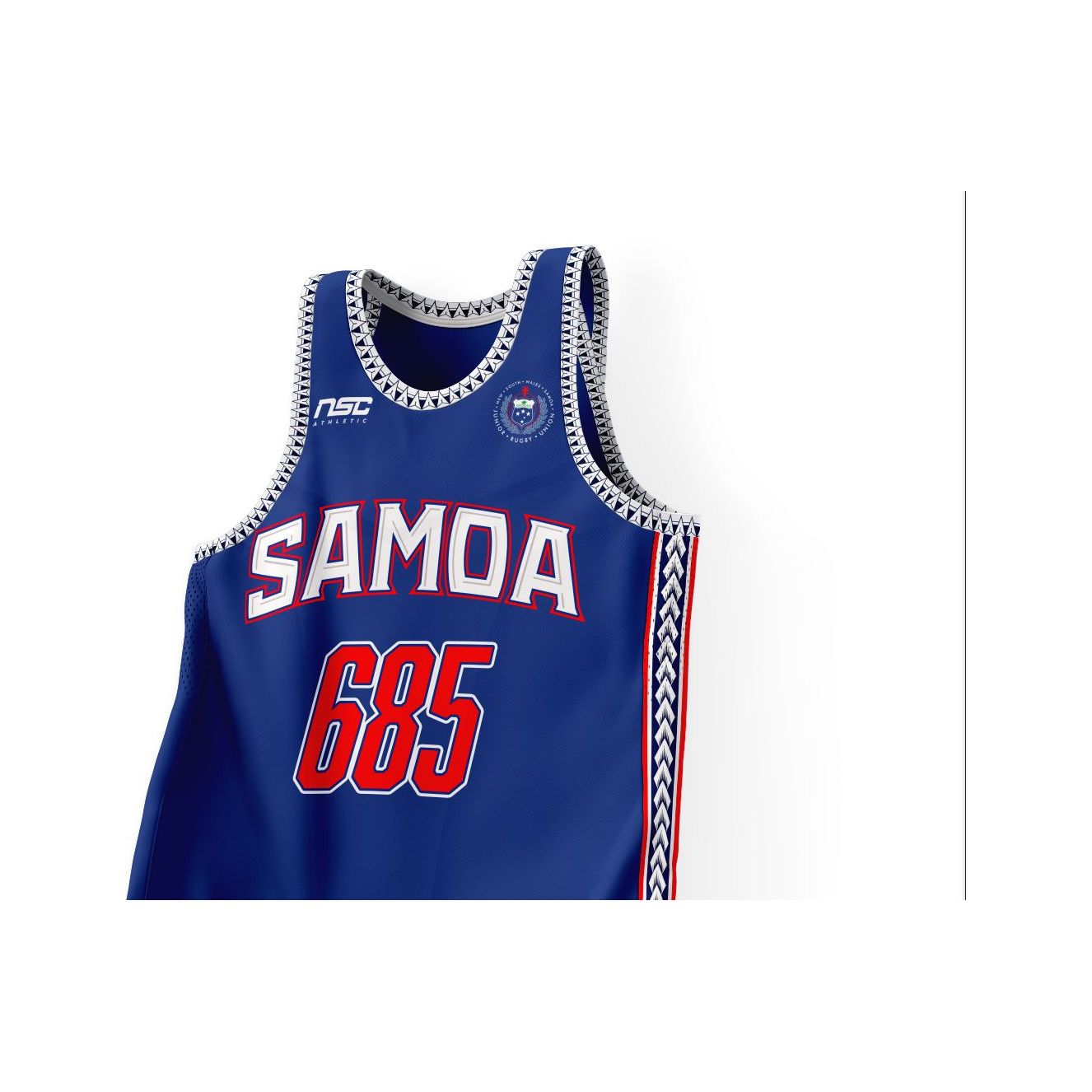 NSW Samoa J.R.U - Basketball Jersey