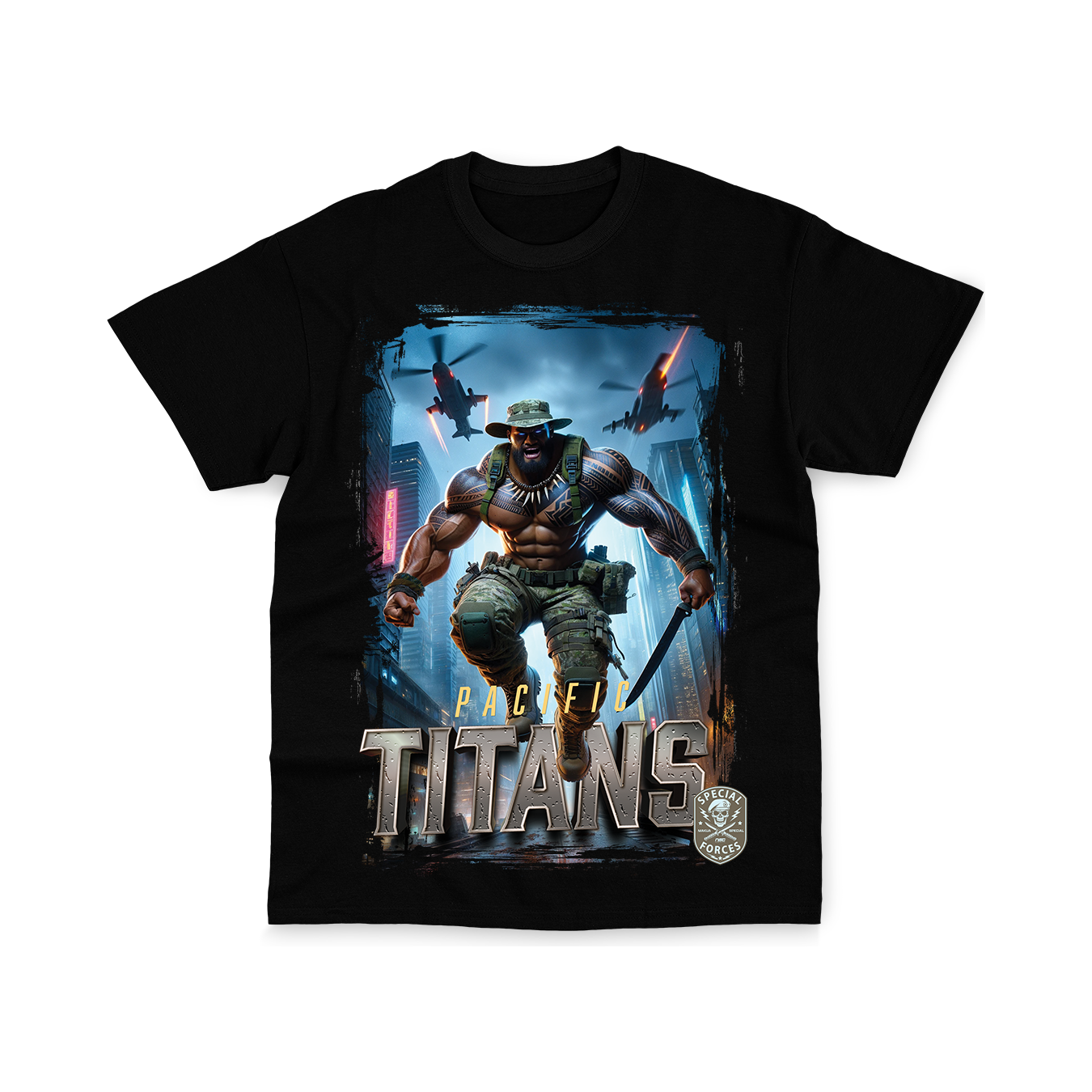 Pacific Titans  SPECIAL FORCES Tee - DOUGIE