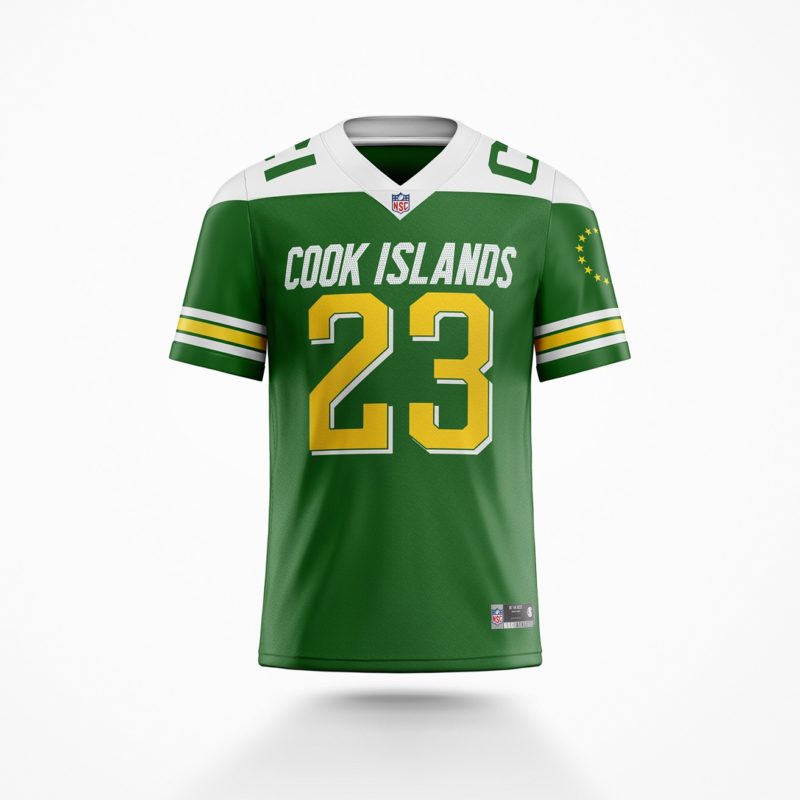 NSC - Custom COOK ISLAND - FOOTBALL JERSEY GREEN